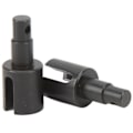 Miniatyrbild 1 av 8: RC Front Diff Outdrive Stål Uppgradering Del RC Differential Drive Cup för Losi Baja Rey 1/10 RC Bil 2st Svart