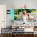 Miniatyrbild 5 av 6: Trådlös intercom dörrklocka dubbel röst smart klocka tvåvägs samtal hem säkerhet