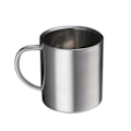 Miniatyrbillede 2 af 5: Rustfri stål dobbeltvægget isoleret krus kop kaffe øl te krus 220 ml