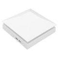 Miniatyrbillede 4 af 8: Konsol køleventilator 12W 3 vindhastigheder Touch Switch Justerbar konsol Støvtæt køleventilator med LED-lys USB-porte Hvid