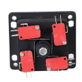 Miniatyrbillede 4 af 8: Holdbart amerikansk joystick med mikroswitch-udskiftningsdele til arkadespilmaskiner