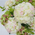 Miniatyrbillede 7 af 8: Kunstig hortensia 10 i 1 blå realistisk let vedligeholdelsesklud kunstig blomsterdekoration til bryllup hjemmefest indendørs udendørs