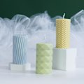 Miniatyrbillede 2 af 8: Moderne stearinlysstøbeform 3D geometrisk silikonelysfremstillingsform Aroma stearinlys silikoneforme