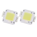 Miniatyrbillede 6 af 8: 2 stk. 100W COB LED-lyschip 9600LM 6000K LED-lyschip-perler til LED-støbepære 32-36V