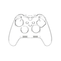 Miniatyrbillede 1 af 5: Transparent magnetisk beskyttelsesetui til XBOX Series Controller