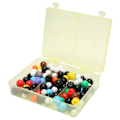 Miniatyrbild 5 av 8: Kemi Molecular Model Kit PP Balls H C O N S Cl Br P I Box Packed Molecular Structure Model for School Education