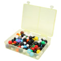 Miniatyrbillede 5 af 8: Kemi Molekylær Model Kit PP Bolde H C O N S Cl Br P I Æske pakket molekylær strukturmodel til skoleundervisning