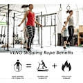 Miniatyrbild 4 av 5: Justerbart hopprep Speed Rope Blå för Boxträning Hopprep för Män och Kvinnor Fitness Skolspel för Barn Utomhusaktiviteter