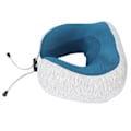Miniatyrbillede 7 af 8: Elektrisk nakkemassager multifunktionel genopladelig U-formet memory foam æltende vibrations pude med varmeåndbar blå