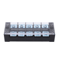 Miniatyrbillede 1 af 8: 2 stk Terminal Strip 45A 600V TB Fast Type PC Messing Dual Row Screw Terminal Block til distributionssystemer 5 Bits（4505）