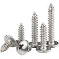 Miniatyrbild 3 av 5: Krysskruv Självgängande - M4-25 Metaller Rostfritt Stål Ovalt Runt Huvud Fästelement Spetsiga