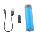 Miniatyrbillede 1 af 8: Mini Electric Shaver Bærbar Deep Cleaning Genopladelig elektrisk skægtrimmer til mænd Blå