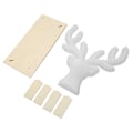 Miniatyrbillede 5 af 8: Hjorteformet silikoneform Genanvendelig DIY epoxyharpiksstøbning Ornamentform med bord til skønhedssalon