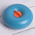 Pikkukuva 4 / 8: Kannettava case , pyöreä mini karkkisäilytyslaatikko, matkalääkesäiliö LockBlue-värillä