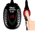 Miniatyrbilde 2 av 5: Justerbar Mini Akvariumvarmer med Ekstern Temperaturkontroll og LED-Skjerm
