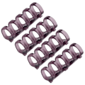 Miniatyrbilde 7 av 8: 20 stk. Bindingsringer Segmentert design Holder 60 ark 11mm Bindings tykkelse Kontorrekvisita Lilla