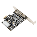 Pikkukuva 4 / 8: PCI Express Firewire-kortti, jossa on 2 1394B-liitäntä 1 1394A-liitäntä Plug and Play PCIE - 1394b -videon sieppauskortti Windowsille
