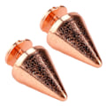 Miniatyrbilde 7 av 8: 100 sett Punk Cone Spikes Studs Elektroplettering Rose Gold Punk Cone Spiked Skruenitter DIY Punk Stil Dekorasjon 9.5x15mm