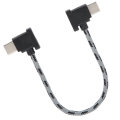 Miniatyrbillede 4 af 8: 15 cm højrevinklet fjernbetjening Type C til Type C datakabel til DJI Mavic Air 2/Mini 2