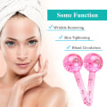 Miniatyrbillede 2 af 8: 2 stk Ice Roller Facial Ice Globes Kølende ansigt Ice Globes Roller til ansigt og øjne Hævelse Body Massager Hudopstramning Løfteværktøj