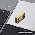 Miniatyrbillede 2 af 5: Foldbart Makeupspejl til Rejser Camping_SZXM