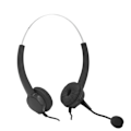 Miniatyrbillede 4 af 8: Kontorheadset Justerbar Stabil Kablet Callcenter Hovedtelefon med Støjreduktionsmikrofon til Kontorcomputer