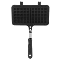 Miniatyrbillede 8 af 8: Dual Head Husholdningskøkken Gas NOn Stick Vaffelmaskine Pan Form Form Presse Plade Bageværktøj