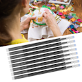 Pikkukuva 8 / 8: Kangasmerkki Pen Täyttö Tailor Työkalut DIY Nahka Lisävaruste Ristipisto Ompelutarvikkeet (Musta)