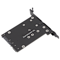 Pikkukuva 7 / 8: SATA-sovitin 2 in 1 MSATA/M2 NGFF SSD -sovitin kahteen SATA3-porttiin, jossa SATA-kaapeliruuvit 2230/2242/2260/2280