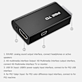 Miniatyrbild 5 av 8: för PS2 till HD Multimedia Interface Converter 1080P Plug and Play för PS2 Converter Adapter för HD TV Monitorer Projektorer