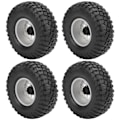Miniatyrbilde 4 av 8: 4 stk 2,2 tommers RC-hjuldekk med aluminiumsfelger for Axial SCX10 D90 1/10 RC CrawlerHvit