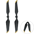 Miniatyrbild 3 av 8: 2 st Propeller Lågbrus Lätt Propeller Tillbehör Passar för Mavic AIR 2 DroneSvart Guld Kant