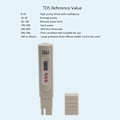 Miniatyrbild 1 av 8: Bärbar gråvattenkvalitetstestare mätare 3 knapp digital display vattenkvalitet TDS testpenna för akvarium
