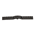 Miniatyrbillede 2 af 8: Rustfrit stål Quick Release Urrem Udskiftning af urrem 24MM Sort