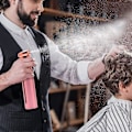 Pikkukuva 4 / 5: Salonkampaamotyylinen hiussuihkepullo, hienojakoinen jatkuva suihkepullo | 300 ml aerosolitonta suihketta, ruusunpunainen