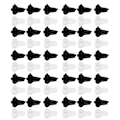 Miniatyrbilde 7 av 8: 60 stk PVC fiskekrok karper rigg ring stopper perler fiskefiksering buffer holder tilbehør