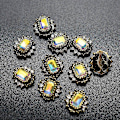 Miniatyrbillede 5 af 5: 20 stk. Neglekunstdekorationer med retro rhinsten krystaller, metallegering, forskellige glitter til DIY 3D smykker