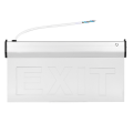 Miniatyrbild 4 av 8: AC220V 3W LED PMMA 350x180mm/13,78x7,09in Säkerhetsindikatorlampa för nödutgång