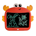 Miniatyrbilde 3 av 5: 2 stk. Dinosaurer og Små Krabber Leke for 2 3 4 5+ År Gamle Gutter Jenter LCD Magisk Tavle Barnetavle Tegnebrett 9 tommer Leke Pedagogisk Ga
