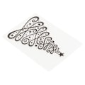 Miniatyrbilde 6 av 8: 4 ark Embossing-mapper Juletema Gjenbrukbare DIY Embossing-mapper for Konvolutt Fotoalbum