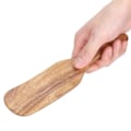 Miniatyrbilde 7 av 8: Teak Spatel Husholdning Tre Stekespade Hjem Kjøkken Matlaging Redskaper 23x5cm