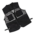 Miniatyrbillede 3 af 8: Militærvest Slidstærk åndbar Multi Pocket Mesh fiskevest til udendørs aktiviteterL Sort