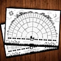 Miniatyrbild 4 av 8: Släktträdsdiagram Generation Genealogiaffisch Tomt, fyllbart släktträdsdiagram