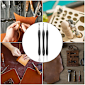 Miniatyrbild 7 av 8: 3st Carving Printing Tool Läder Craft Spoon Stylus Tool Set Stationary Craft Collection