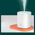 Miniatyrbilde 1 av 5: 2000ML USB Skrivebordsfukter med Dobbel Spray for Aromaterapi og Hudpleie Kjølig Tåke Luftrenser for Hjem og Kontor 1SprayPortWhite