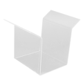 Miniatyrbillede 4 af 8: Ziplock poseholder - poseholder til poser - akryl - håndfri til at hælde rester - madposeholder til køkkenhjem S