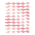 Miniatyrbilde 1 av 8: 10 stk løse blad bindingsrygg 30 hull kuttbar slitesterk PP plast 10mm bindingskam for studentkontor Rouge Pink