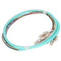 Miniatyrbilde 7 av 8: Fiberoptisk kabel 12 tråder keramisk hylse Lavt innsettingstap Single Mode Optisk Fiber Patch-ledning for instrumentering