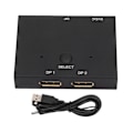 Miniatyrbillede 1 af 8: Displayport Splitter Bidirektionel DP Switch Aluminiumlegering Displayport Switcher 8K Ved 60Hz 4K Ved 120Hz