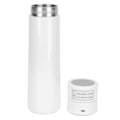Miniatyrbillede 2 af 8: 360 ml hvid vakuumvandflaske intelligent holder koldt og varmt USB-isoleret vandflaske